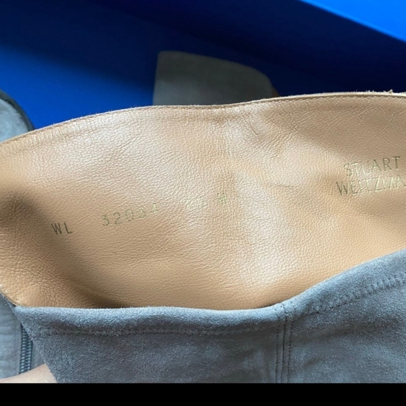 🍒 NIB Stuart Weitzman AllHype otk cream nude boots 8.5 M - Picture 4 of 8